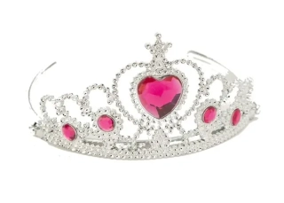 Korunka pro princeznu s růžovými kamínky