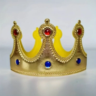 Zlatá královská koruna  látková