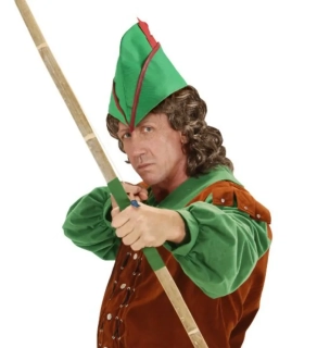 klobouk Robin Hood s pérem 
