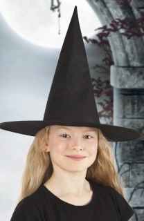 Klobouk čarodějnický černý Ursula 