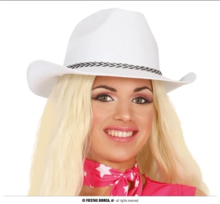 kovbojský klobouk Dallas bílý