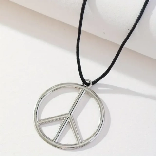 Náhrdelník Symbol Míru hippie znak
