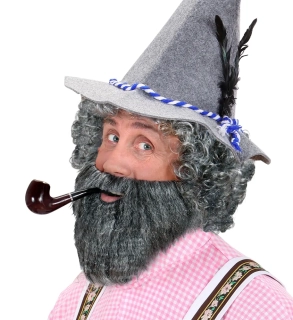 Plnovous šedivý vlnitý