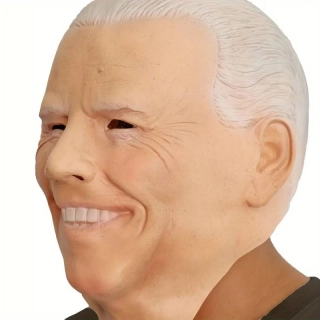  Biden - Latexová maska staršího muže