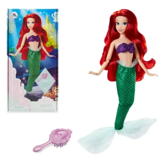 Disney panenka Ariel s hřebenem