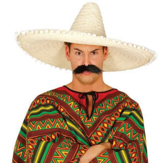 Sombrero klobouk s pompomy