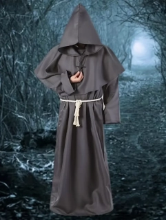 Kostým mnich černý XXL