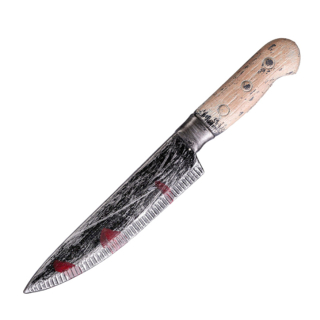 Zakrvácený nůž 32 cm plastový