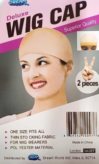 Síťka pod paruku tělová - jemná 2ks