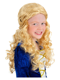 dětská paruka - Středověká princezna