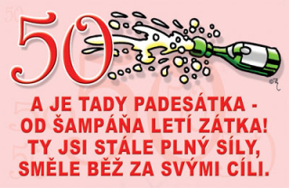 Průkaz - 50 a je tady padesátka