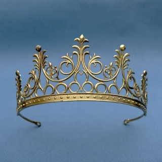 Elegantní Vintage královská koruna - Královská Tiara