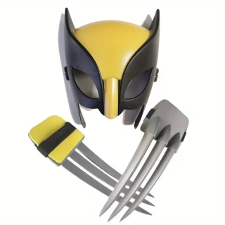 Maska Wolverine plastová s drápy černá