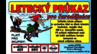 Letecký průkaz pro čarodějnice