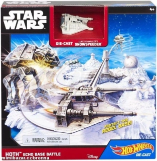 Hot Wheels Star Wars Hrací set s hvězdnou lodí