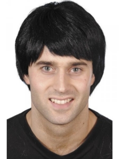 Pánská paruka Guy - ČERNÁ