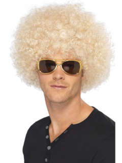PARUKA AFRO blond.