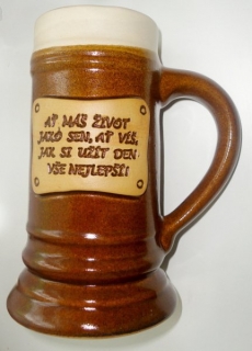 Keramický korbel narozeniny