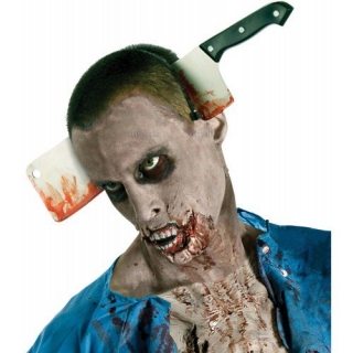 Sekáček v hlavě na čelence