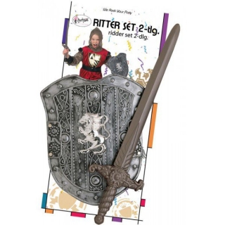 Rytířský set - meč a štít