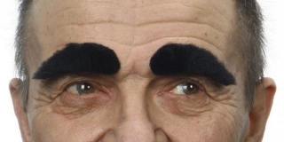 Obočí - černé